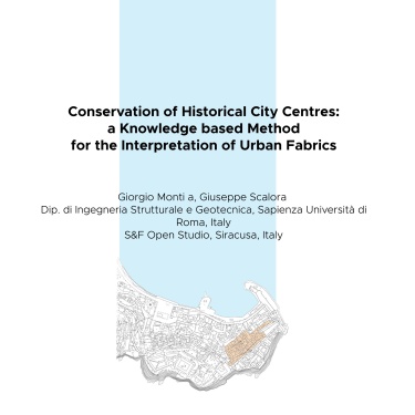 2014 - Conservation of Historical City Centres:a Knowledge based Methodfor the Interpretation of Urban Fabrics
