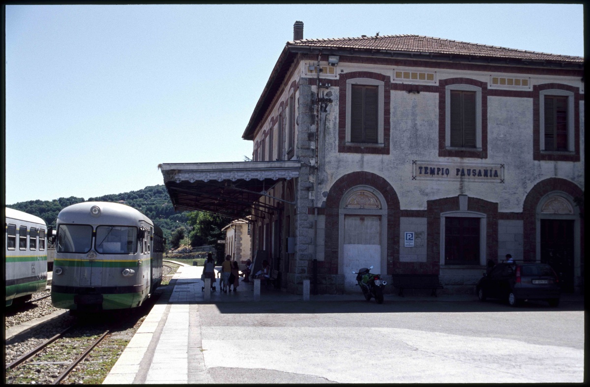 Rail station Tempio Pausania Sardinia Italy 2011
