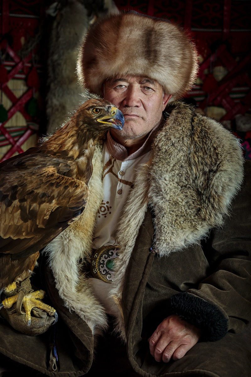 Almas Akun and his Eagle Subudai 
Kyrgyzstan July 2023