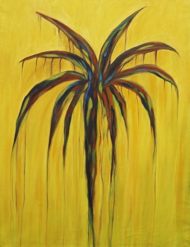 The palm n.213, 2022, oil on linen, 114 x 148 cm