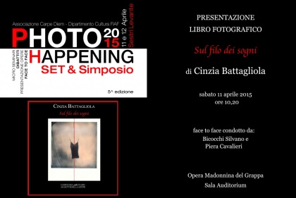 Presentazione del libro fotografico "Sul filo dei sogni" di Cinzia Battagliola